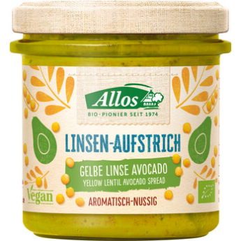 Linsen-Aufstrich Gelbe Linse Avocado