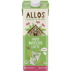 Allos Hafer Matcha Latte Drink