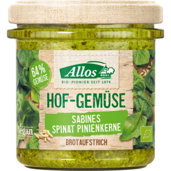 Hof-Gemüse Sabines Spinat Pinienkerne
