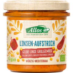 Linsen-Aufstrich Gelbe Linse Grillgemüse