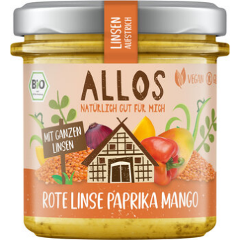 Linsen Aufstrich Rote Linse Paprika Mango