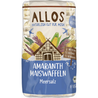 Amaranth Maiswaffeln Meersalz