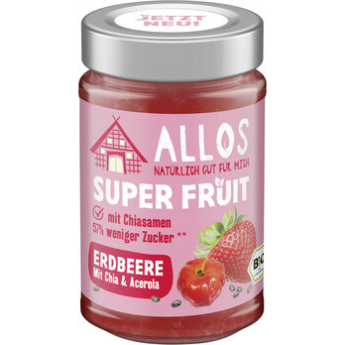 Super Fruit Erdbeere mit Chia & Acerola