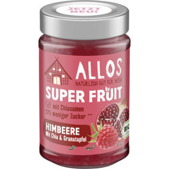 Super Fruit Himbeere mit Chia & Granatapfel