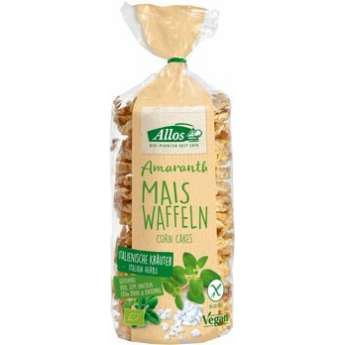 Amaranth Mais-Waffeln Italienische Kräuter