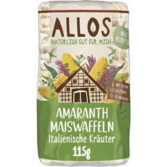 Amaranth Maiswaffeln Italienische Kräuter