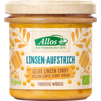 Linsen-Aufstrich Gelbe Linse Curry
