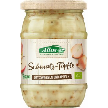 Schmalz-Töpfle mit Zwiebeln und Äpfeln