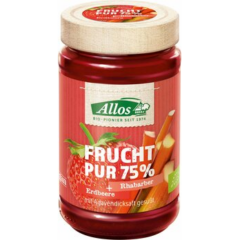 Frucht Pur 75% Erdbeere-Rhabarber