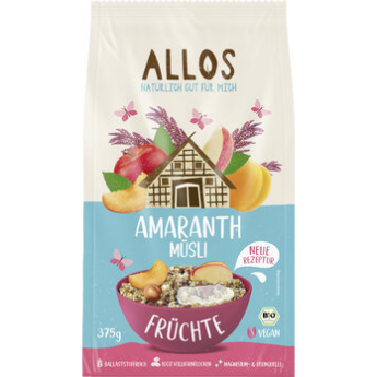 Amaranth Müsli Früchte