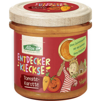 Entdeckerkleckse Tomate Karotte