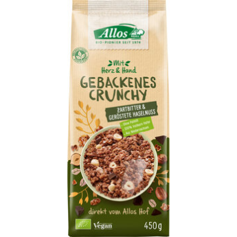 Mit Herz & Hand Gebackenes Crunchy Zartbitter & Geröst. Haselnuss