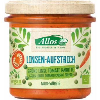 Linsen-Aufstrich Grüne Linse Tomate Karotte