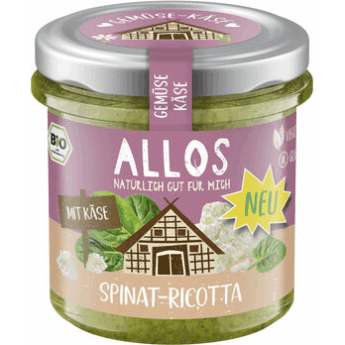 Gemüse Käse Aufstrich Spinat-Ricotta