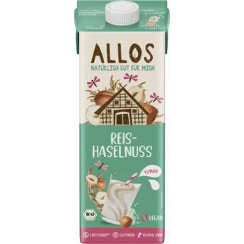 Reis-Haselnuss Drink