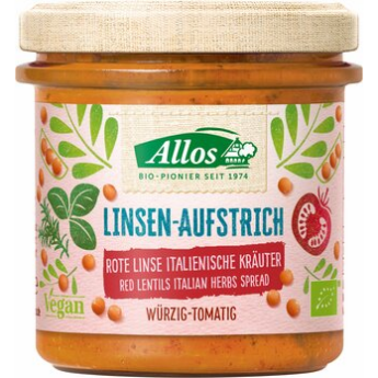 Linsen-Aufstrich Rote Linse Italienische Kräuter